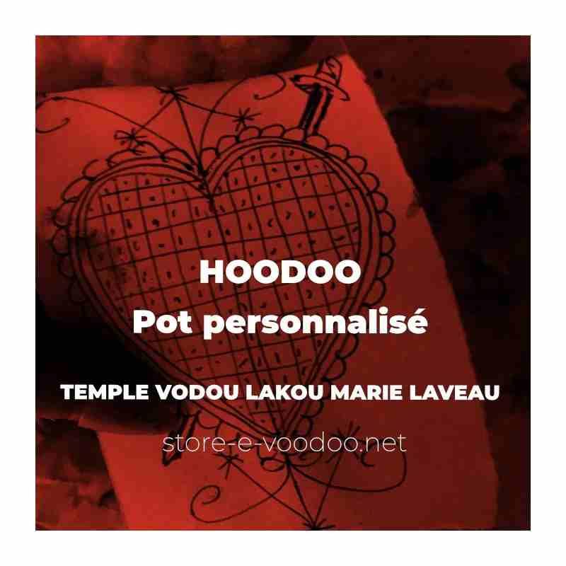 hoodoo jar pot personnalisé bouteille sorcière rituel occulte pot magique de vodou ginene