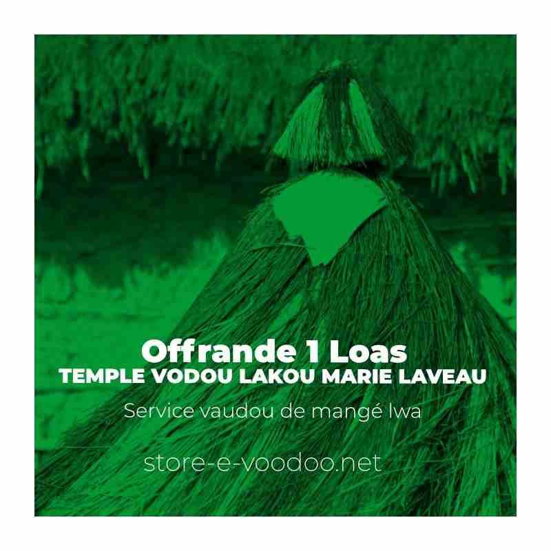 Offrande vaudou design vert