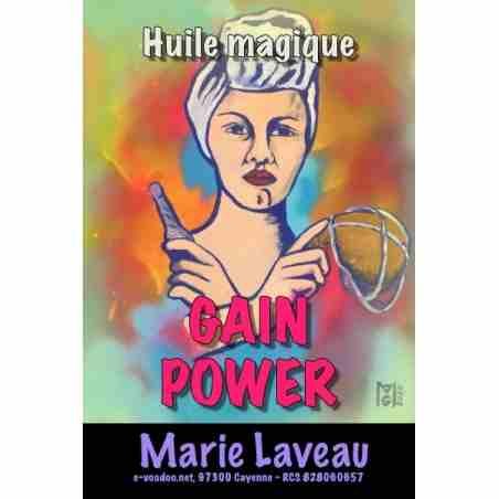 GAIN POWER - Huile magique - Marie Laveau - Rituel et spiritualité