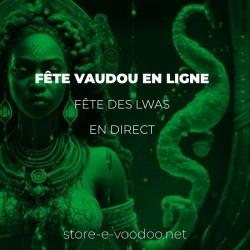 Fête vaudou en Ligne Fête des Lwas en direct loa vaudou en ligne mami wata dans la prière de rituel vaudou en direct