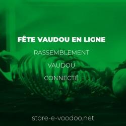 Fête vaudou en ligne rassemblement vaudou connecté