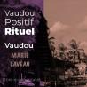 vaudou positif - Rituel vaudou paysage Haiti palmier et plage bi Color sépia et violet