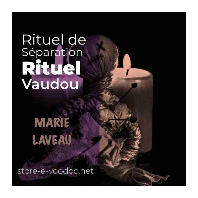 rituel de séparation bi couleur, une poupée vaudou est piquée en plein coeur à la lueur des bougies votives. sépia et violet
