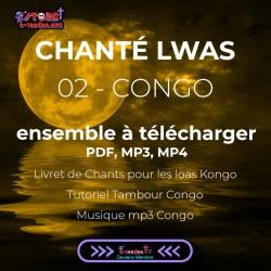 chanté lwas initiation aux rythmes du rite Congo pour chanter durant la pleine lune avec le lakou marie laveau