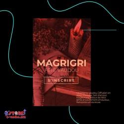 Magrigri rituel vaudou de fête vaudou rituel de magie noir et rouge réservation 7 jours avant bougie allumée et livre de sorts