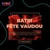 rituel batri de fête vaudou magie noire et rouge poupée vaudou brulée dans les flammes aiguilles pour faire mal