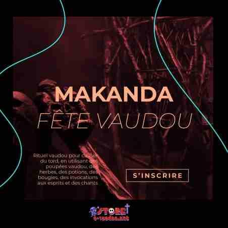 Participez à la Fête Vaudou - Rituel Makenda (mauvais sort) en live privé sur YouTube ! 