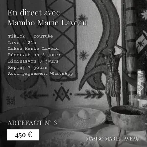 artefact 3 rituel en direct mambo marie laveau