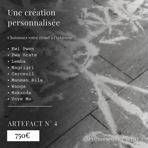 créations personnalisées fete vaudou mambo marie laveau artefact 4 choix du rituel