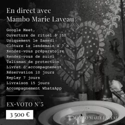Ex-voto · numéro 5 ethnographie sensorielle · vaudou · vodou · Lwa · Mambo Marie Laveau · Passage initiatique 