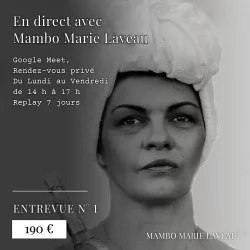 Rencontre · rendez-vous · Mambo Marie Laveau · tradition vaudou · vaudou · vodou · Google Meet · première rencontre ·