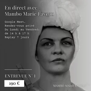 Rencontre · rendez-vous · Mambo Marie Laveau · tradition vaudou · vaudou · vodou · Google Meet · première rencontre · 