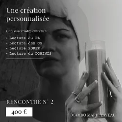 Voyance vaudou · Mambo Marie Laveau · vaudou · vodou · Lecture du Fa · Lecture des os · Lecture Poker · Lecture des dominos 