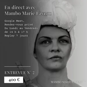 Voyance vaudou · Mambo Marie Laveau · vaudou · vodou · Lecture du Fa · Lecture des os · Lecture Poker · Lecture des dominos 