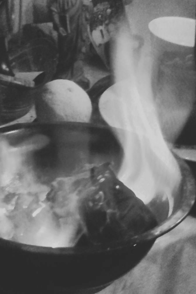 Le rituel du Plomb - Photographie &copy;Magali Tranchant