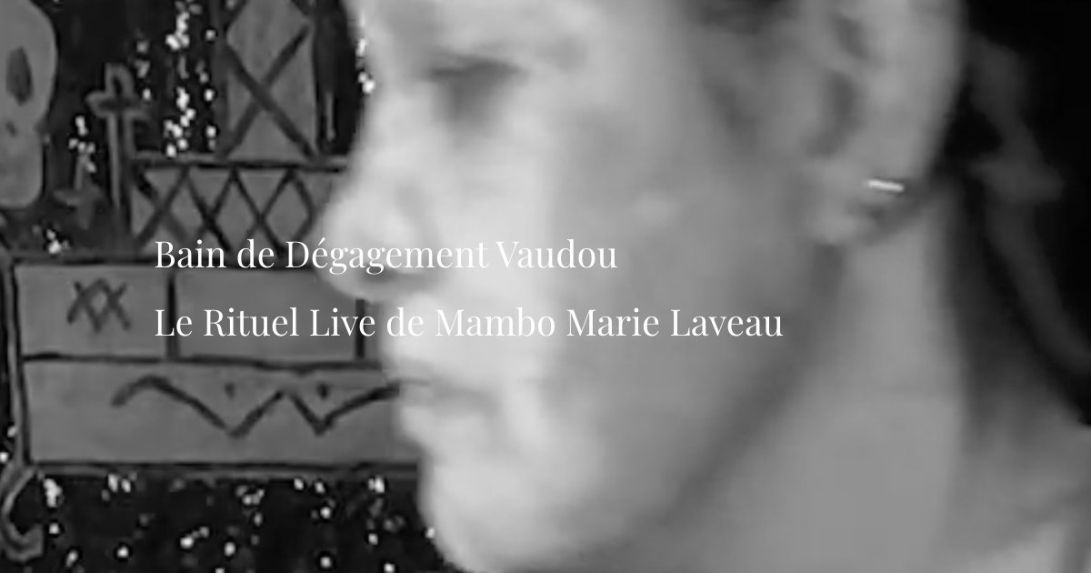 nettoyage spirituel &agrave; la sauge - mambo marie laveau 