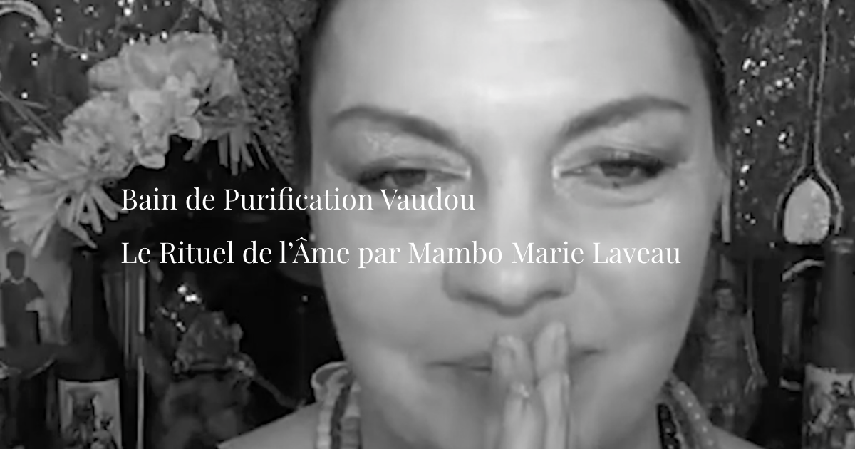 nettoyage spirituel &agrave; la sauge - mambo marie laveau 
