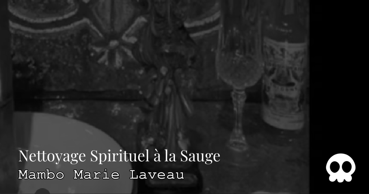 NOTE : LE NETTOYAGE SPIRITUEL &Agrave; LA SAUGE EST DISPONIBLE PARMIS LES OPTIONS DE L'ARTEFACT NUM&Eacute;RO - Cliquez ici