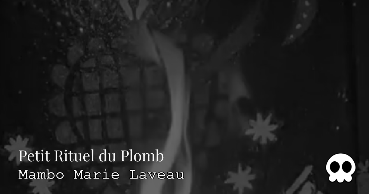 NOTE : LE NETTOYAGE SPIRITUEL AU PLOMB EST DISPONIBLE PARMIS LES OPTIONS DE L'ARTEFACT NUM&Eacute;RO 1 - Cliquez ici