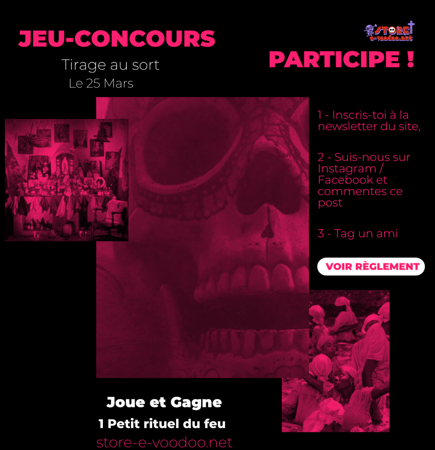 petit rituel du feu jeu-concours marie laveau