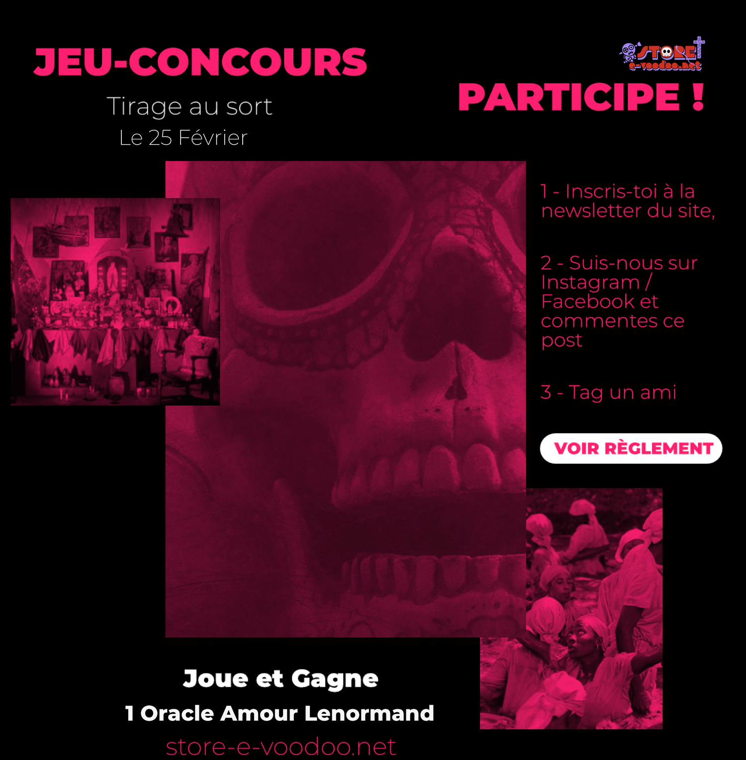 oracle amour lenormand jeu-concours marie laveau