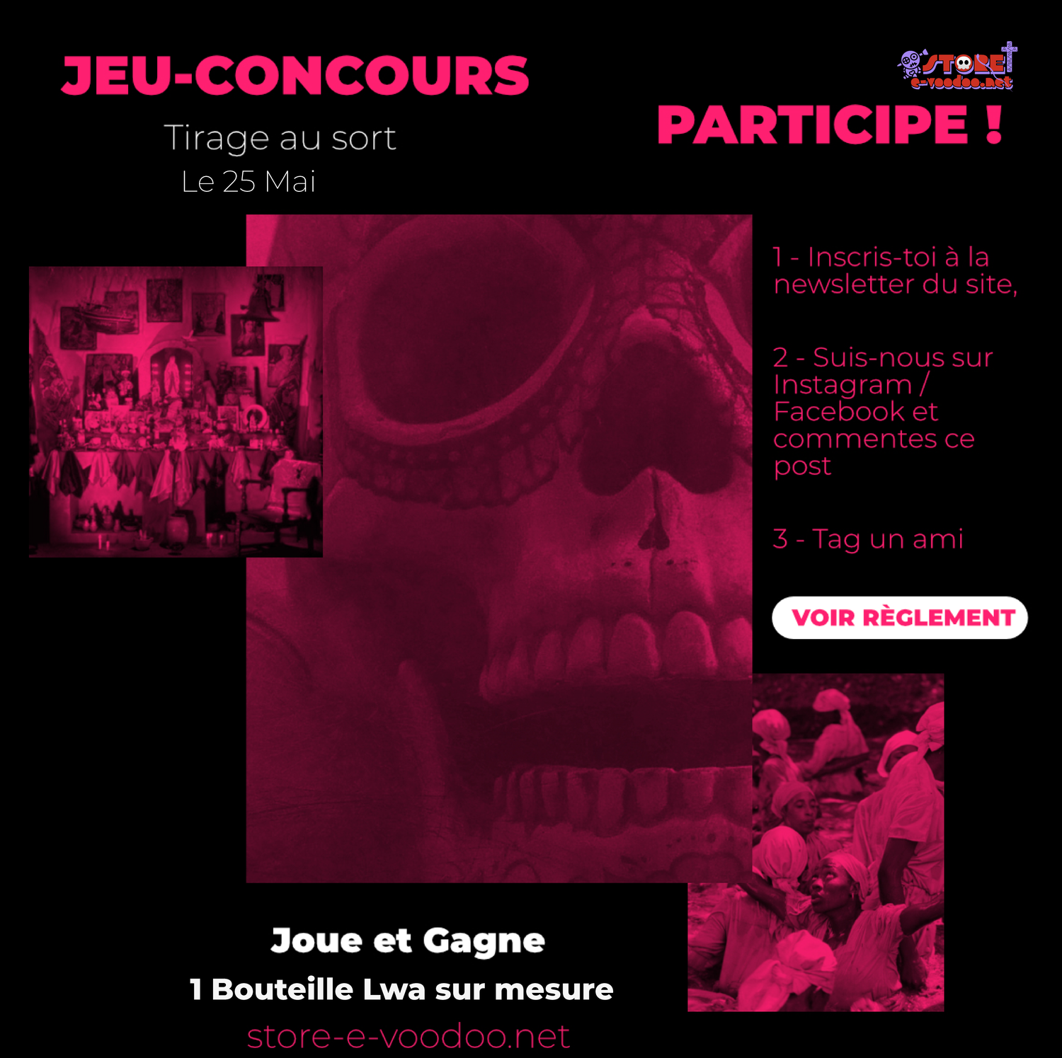 bouteille lwa sur mesure jeu-concours marie laveau