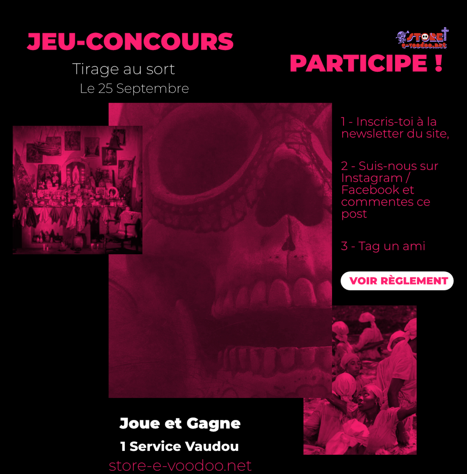 service vaudou jeu-concours marie laveau