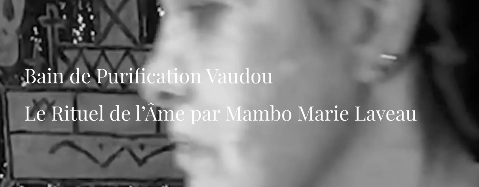 Bain de Purification Vaudou : le Rituel de l'Âme par Mambo Marie Laveau Bain de Purification Vaudou : le Rituel de l'Âme par Mambo Marie Laveau